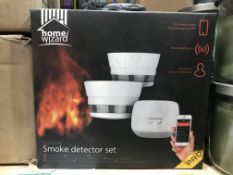 BRAND NEW HOME WIZARD SMOKE DETECTOR SETS