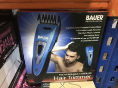 BAUER PROFESSIONAL RECHARGEABLE CORDLESS HAIR TRIMMERS