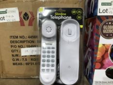 6 X SLIMLINE TELEPHONES