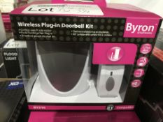 BYRON SMARTWARES WIRELESS PLUG IN DOORBELL KIT