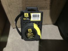 11 X TOOL TECH 5M TAPE MEASURES