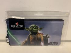 12 X BRAND NEW SHEAFFER DISNEY STAR WARS PENCIL CASES