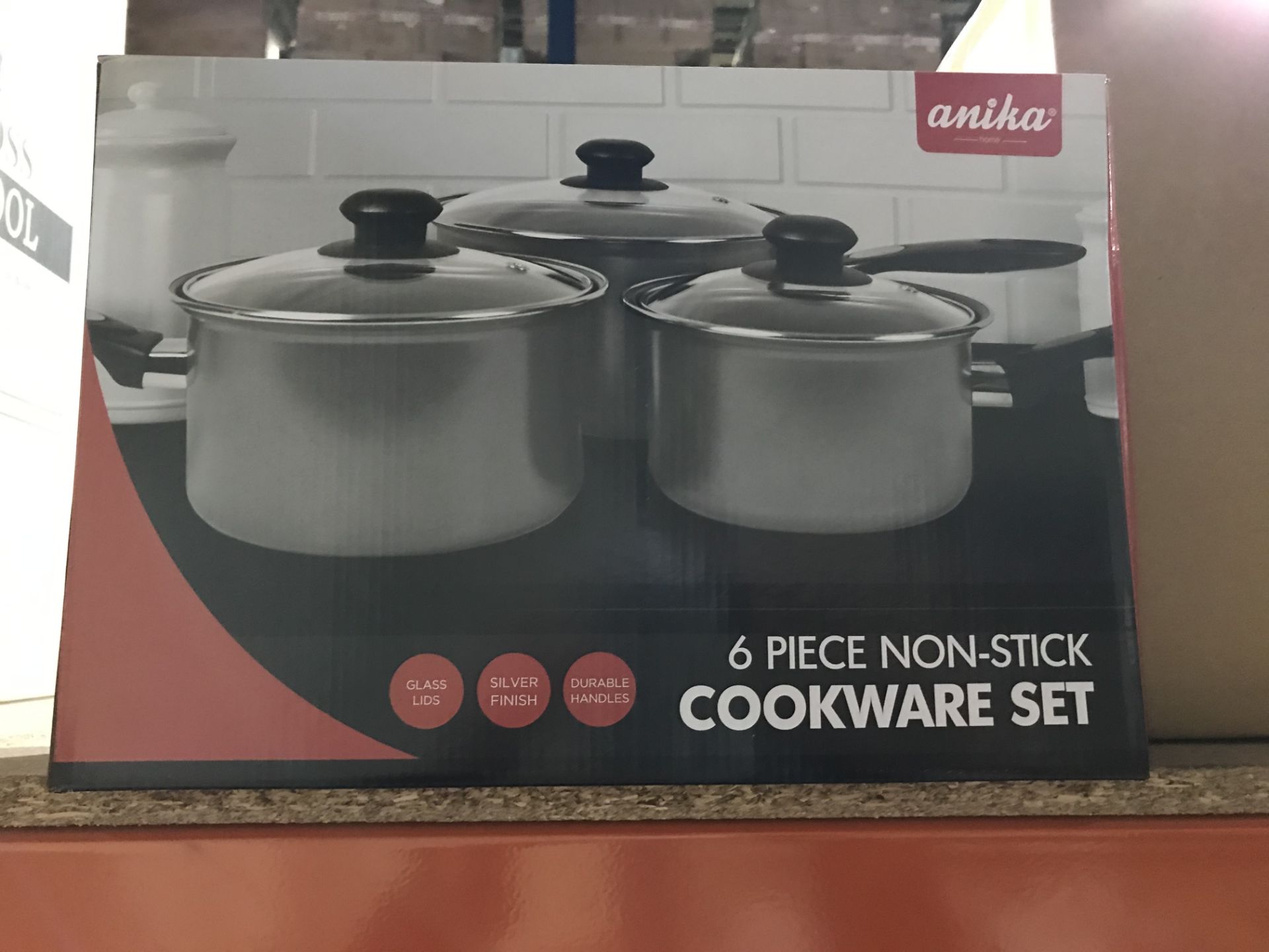 BRAND NEW ANIKA 6 PIECE NON STICK COOKWARE SET