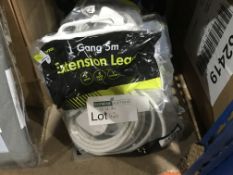 8 X 1 GANG 5M EXTENSION LEADS