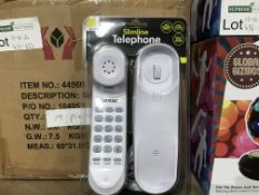 6 X SLIMLINE TELEPHONES