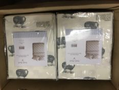 BRAND NEW EMILY BOND SINGLE DUVET SET WITH SHEEP DETAIL