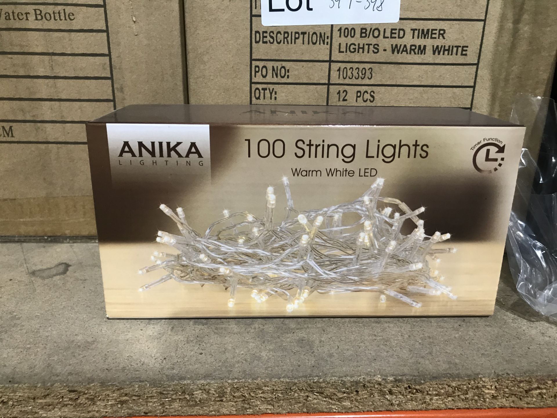 5 X ANIKA 100 STRING WARM WHITE LED LIGHTS