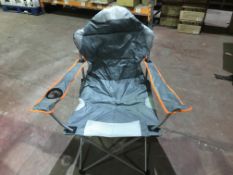 2 X MILESTONE DELUXE CAMPING CHAIRS