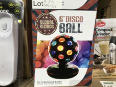 3 X GLOBAL GIZMOS 6" DISCO BALL