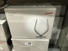 2 X SETS OF 2 JOHN LEWIS 700L CONNOISSEUR FOR BEER GLASSES