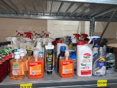 MIXED CAR LOT CONTAINING REDEX PETROL CLEANING SYSTEM, CAR POLISH, SWARFEGA HAND WASH, MPOULD