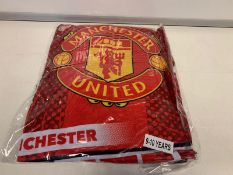 (NO VAT) 50 X BRAND NEW MANCHESTER UNITED OFFICIAL BRANDED MERCHANDISE PJ'S AGE 11/12