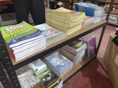 MIXED EDUCATIONAL LOT CONTAINING VARIOUS EDUCATIONAL BOOKS ON 2 SHELVES