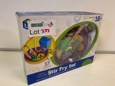3 X BRAND NEW LEARNING RESOURCES 17 PIECE STIR FRY SETS