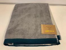 10 X BRAND NEW BOXED DONNA WILSON OWL GREY BATH SHEETS 100 X 150CM RRP £36 EACH