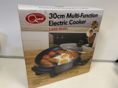 2 x NEW QUEST MULTI-FUNCTION ELECTRIC COOKER 1500W
