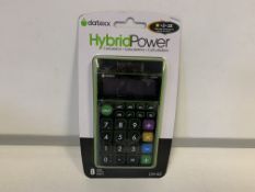 36 X BRAND NEW DATEXX HYBRID POWER DH-62 CALCULATORS IN 3 BOXES