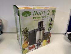 NEW QUEST NUTRI-Q POWER JUICER FOR FRESH FRUIT & VEGETABLES