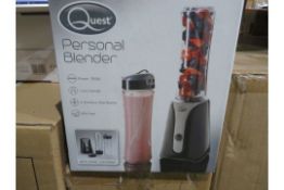 2 x NEW QUEST PERSONAL BLENDER 350W WITH SPARE CONTAINER