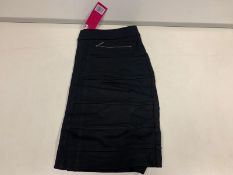 57 X BRAND NEW PRETTY POLLY BLACK BODYCON SKIRTS IN VARIOUS SIZES