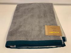 10 X BRAND NEW BOXED DONNA WILSON OWL GREY BATH SHEETS 100 X 150CM RRP £36 EACH