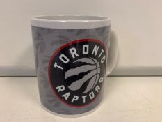 36 X BRAND NEW OFFICIAL TORONTO RAPTORS 11OZ TEAM LOGO MUGS