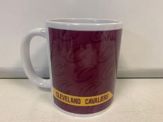 36 X BRAND NEW OFFICIAL CLEVELAND CAVALIERS 11OZ TEAM LOGO MUGS