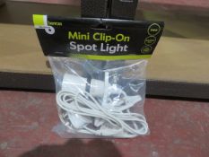 10 X MINI CLIP ON SPOT LIGHT