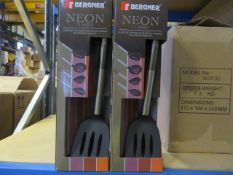 2 X BERGNER NEON CLASSIC 4 PIECE KITCHEN TOOLSETS