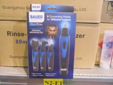 2 X BAUER PROFESSIONAL PERSONAL GROOMING SETS