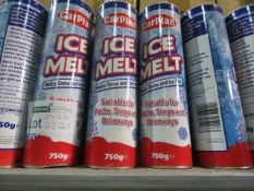 6 X 750G CARPLAN ICE MELT SALT