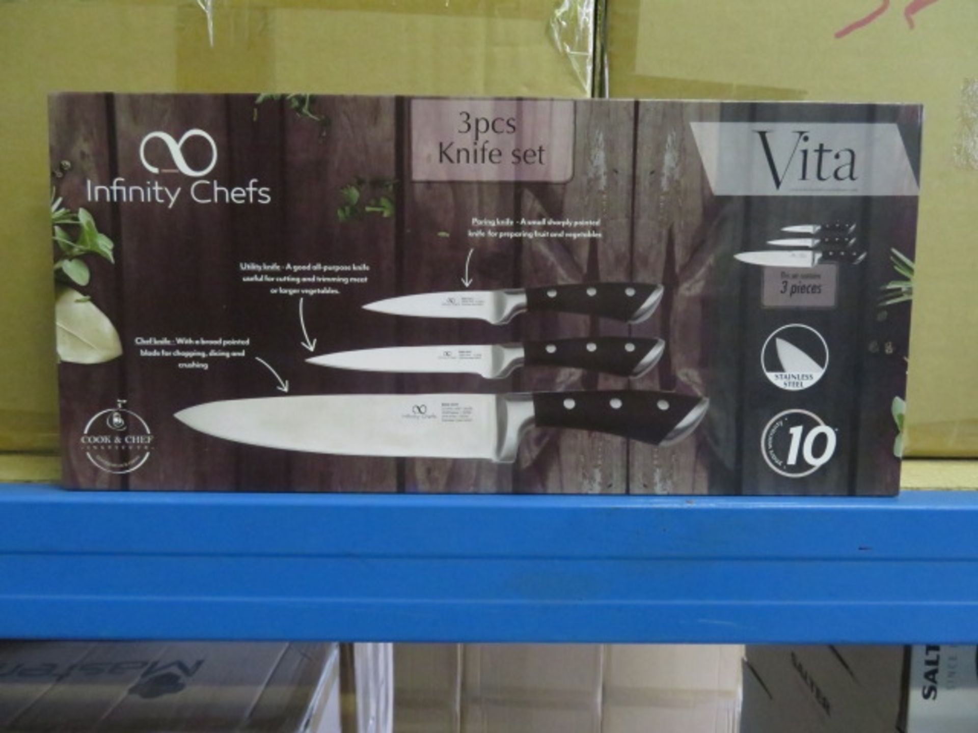 VITA INFINITY CHEFS 3 PIECE KNIFE SET