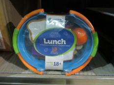 3 X LEARNING RESOURCES 18 PIECE LUNCH SETS