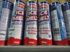 6 X 750G CARPLAN ICE MELT SALT