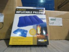 8 X MILESTONE FLOCKED INFLATABLE PILLOWS