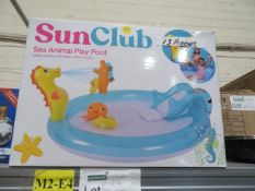 3 X SUN CLUB SEA ANIMAL PLAY POOLS