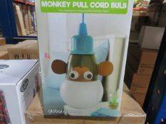 3 X GLOBAL GIZMOS MONKEY PULL CORD BULBS