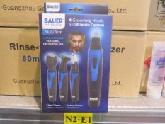 2 X BAUER PROFESSIONAL PERSONAL GROOMING SETS