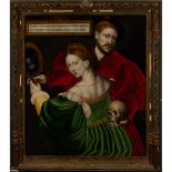 Ambrosius Benson (¿,1519-Brujas, 1550)"Vanitas".Ambrosius Benson (¿,1519-Brujas, 1550)"Vanita