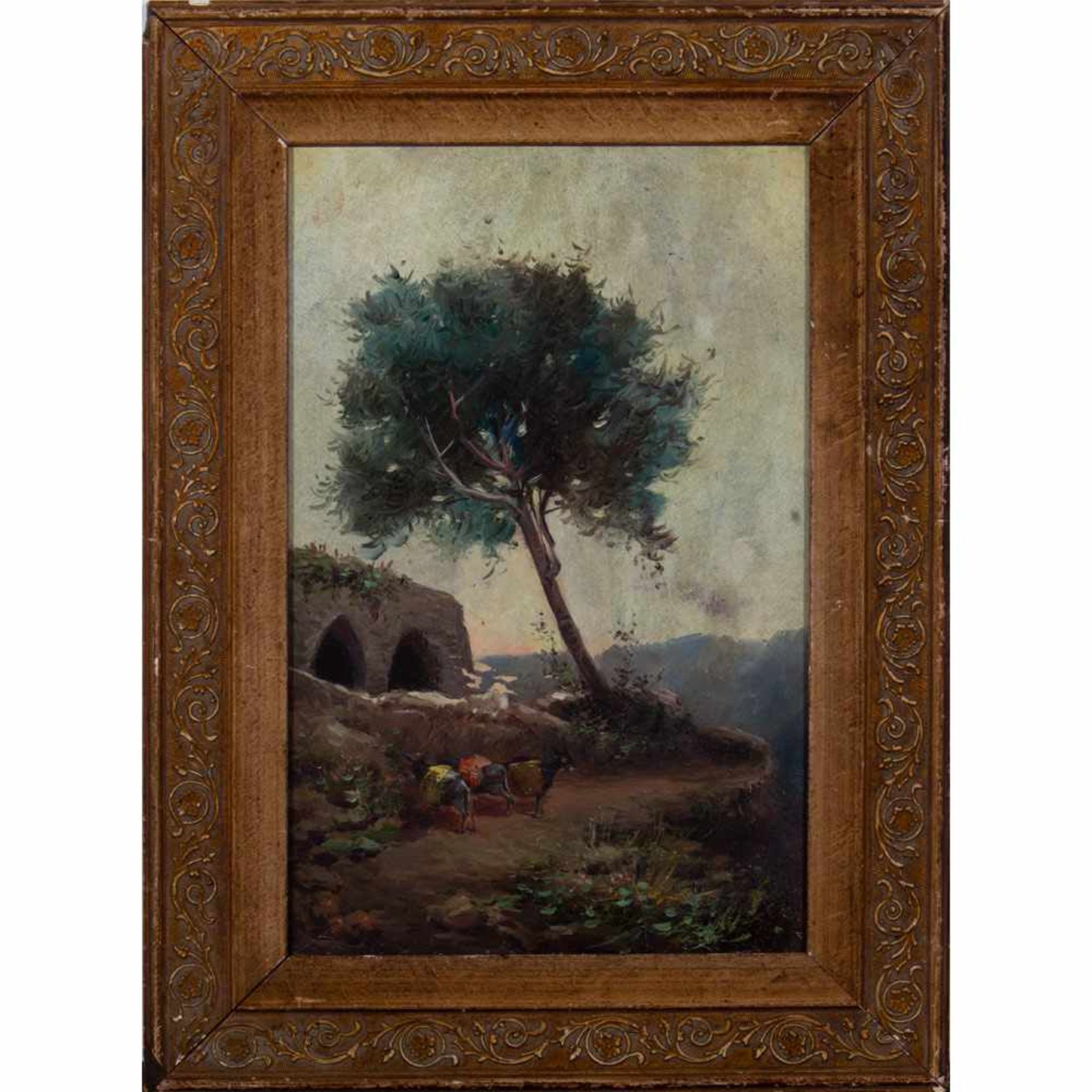 Emilio Álvarez Ayllón (Valencia, 1889-1972) "Paisaje".Emilio Álvarez Ayllón (Valencia, 1889