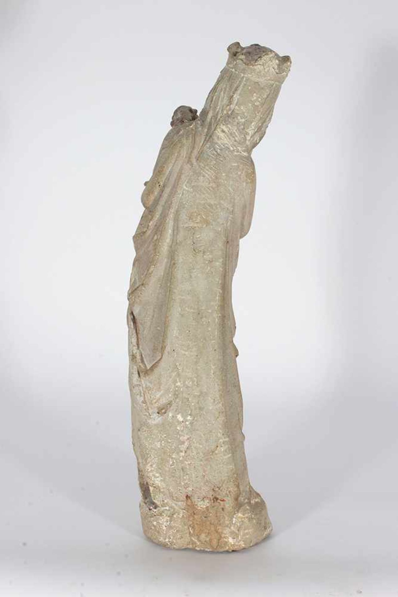 Escuela francesa del siglo XV."Virgen con Niño"Escuela francesa del siglo XV."Virgen con Niño - Image 5 of 5