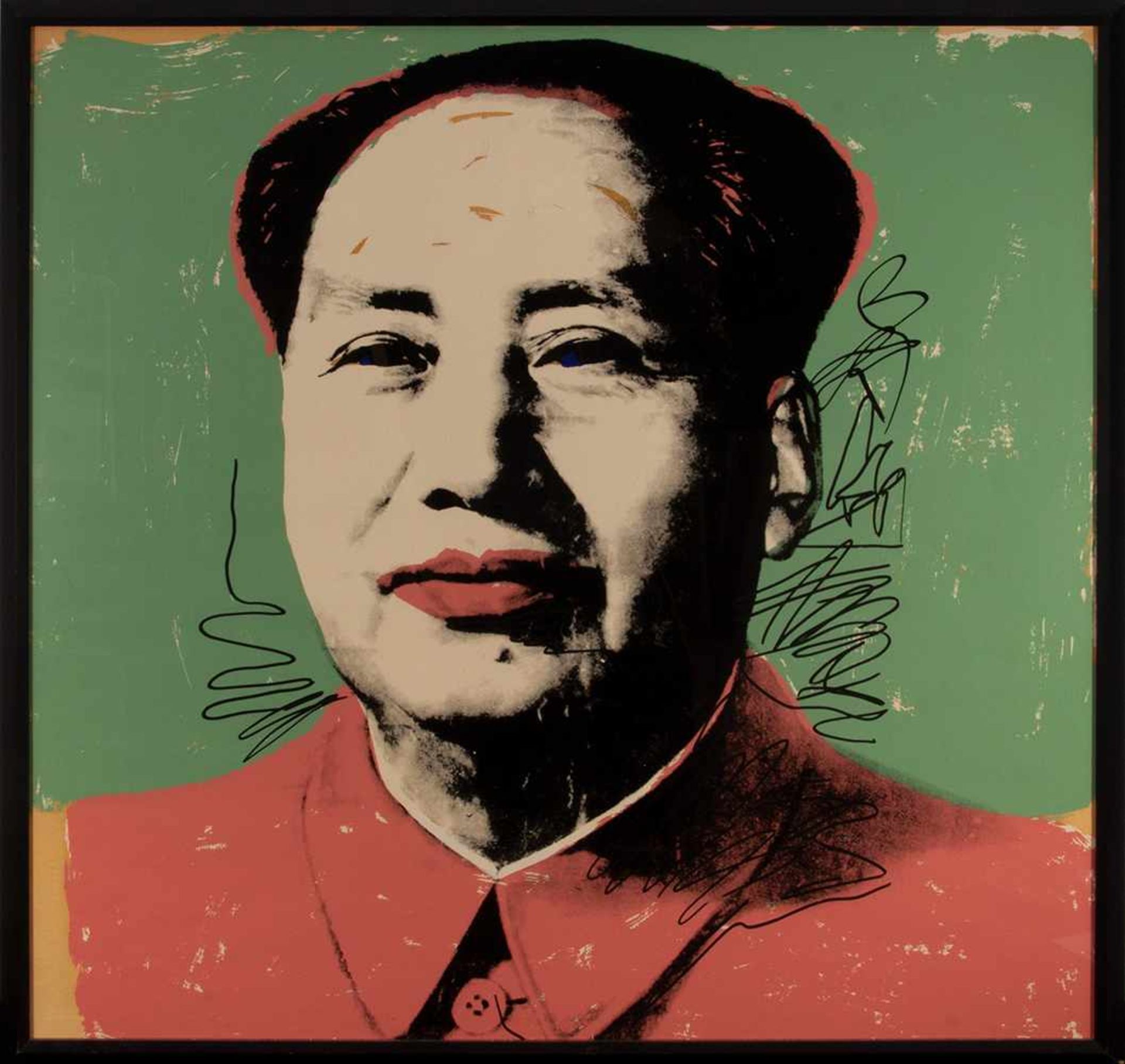 Andy Warhol (Pittsburgh, 1928-Nueva York, 1987) "Mao" Serigrafía. Al dorso firmada y numerada 165/