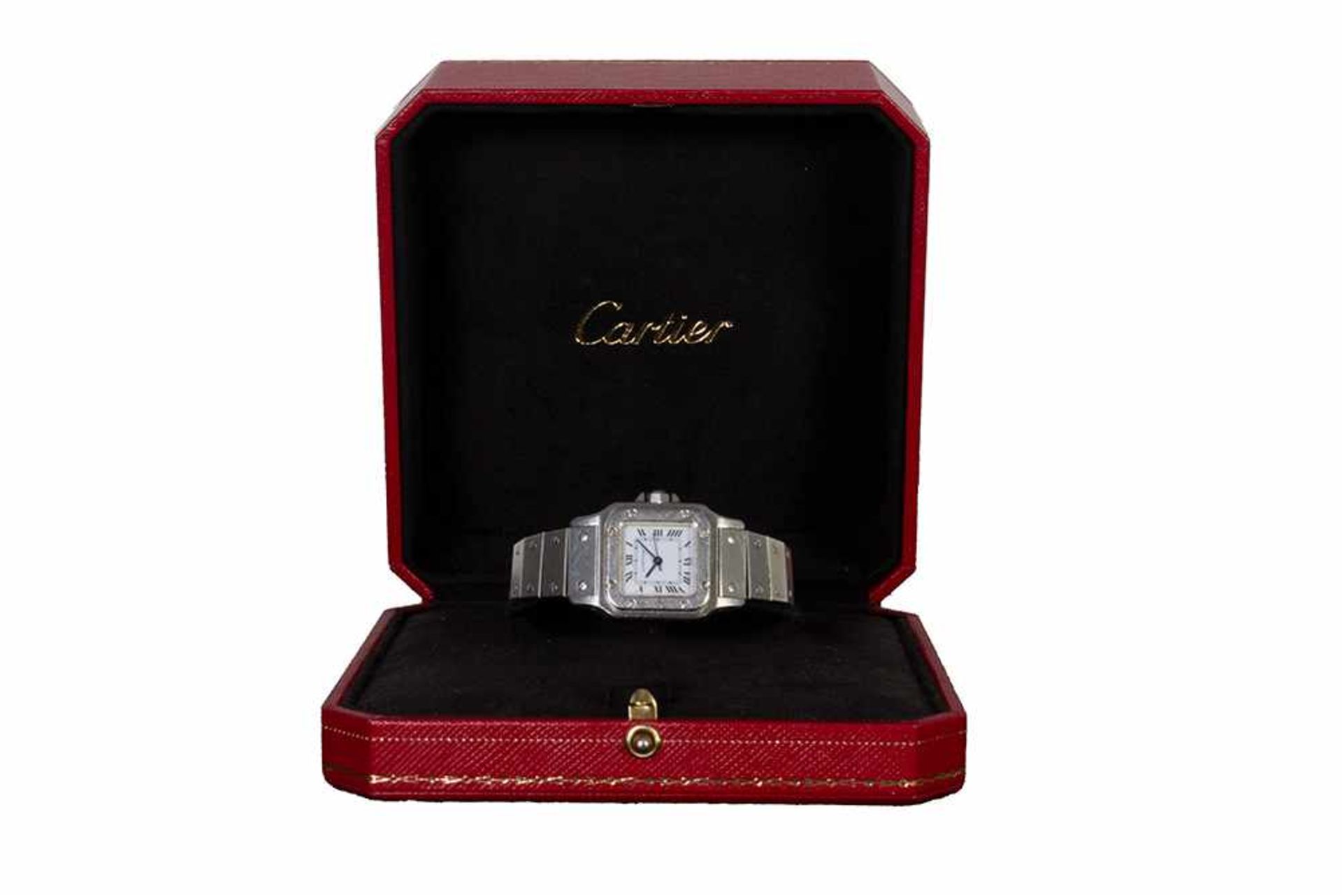 Reloj Cartier "Santos" de pulsera para señoraReloj Cartier "Santos" de pulsera para señora. E