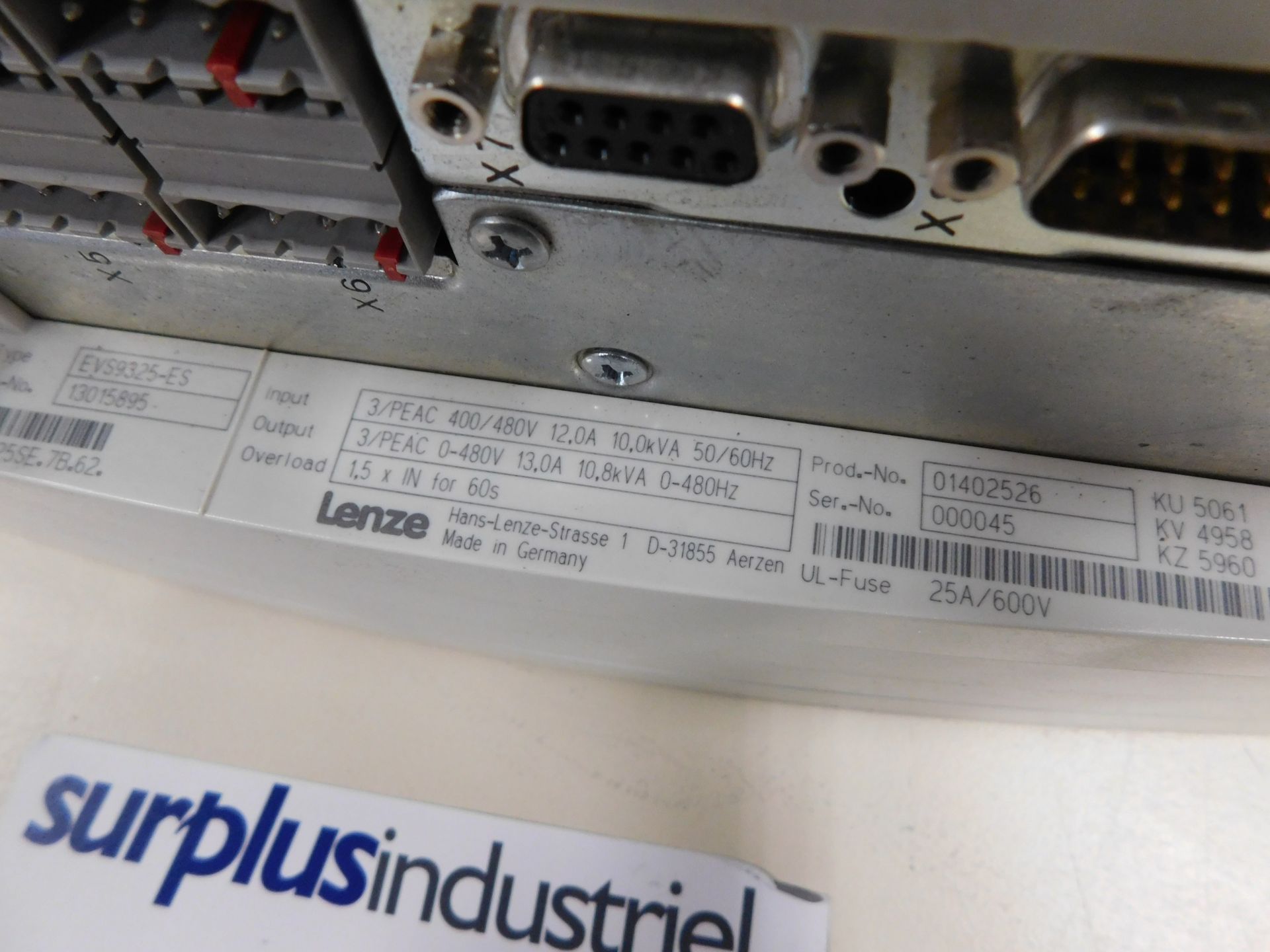 LENZE EVS9325-ES SERVO-INVERTER - Image 4 of 4