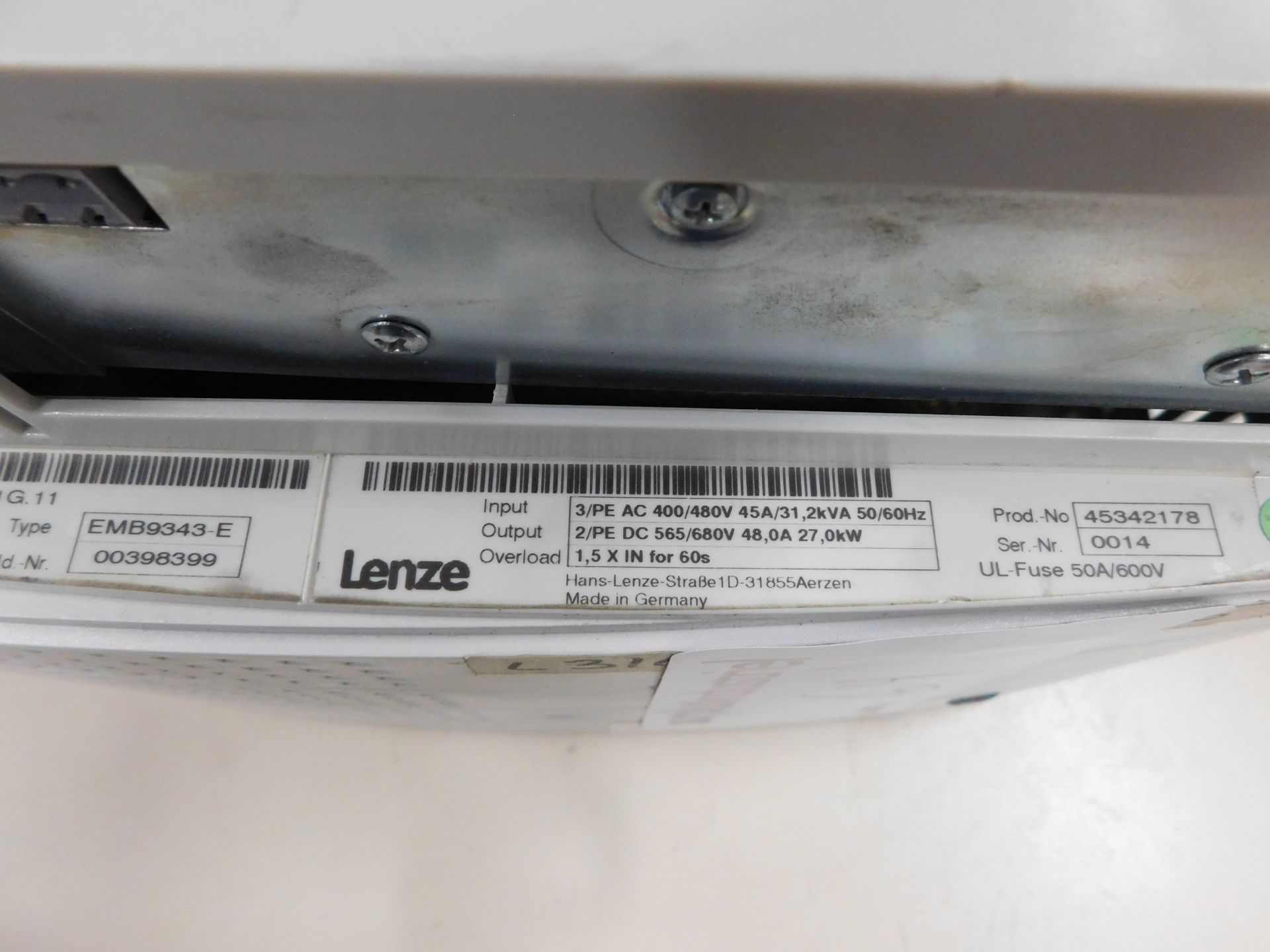 LENZE EMB9343-E SERVO-INVERTER - Image 4 of 4