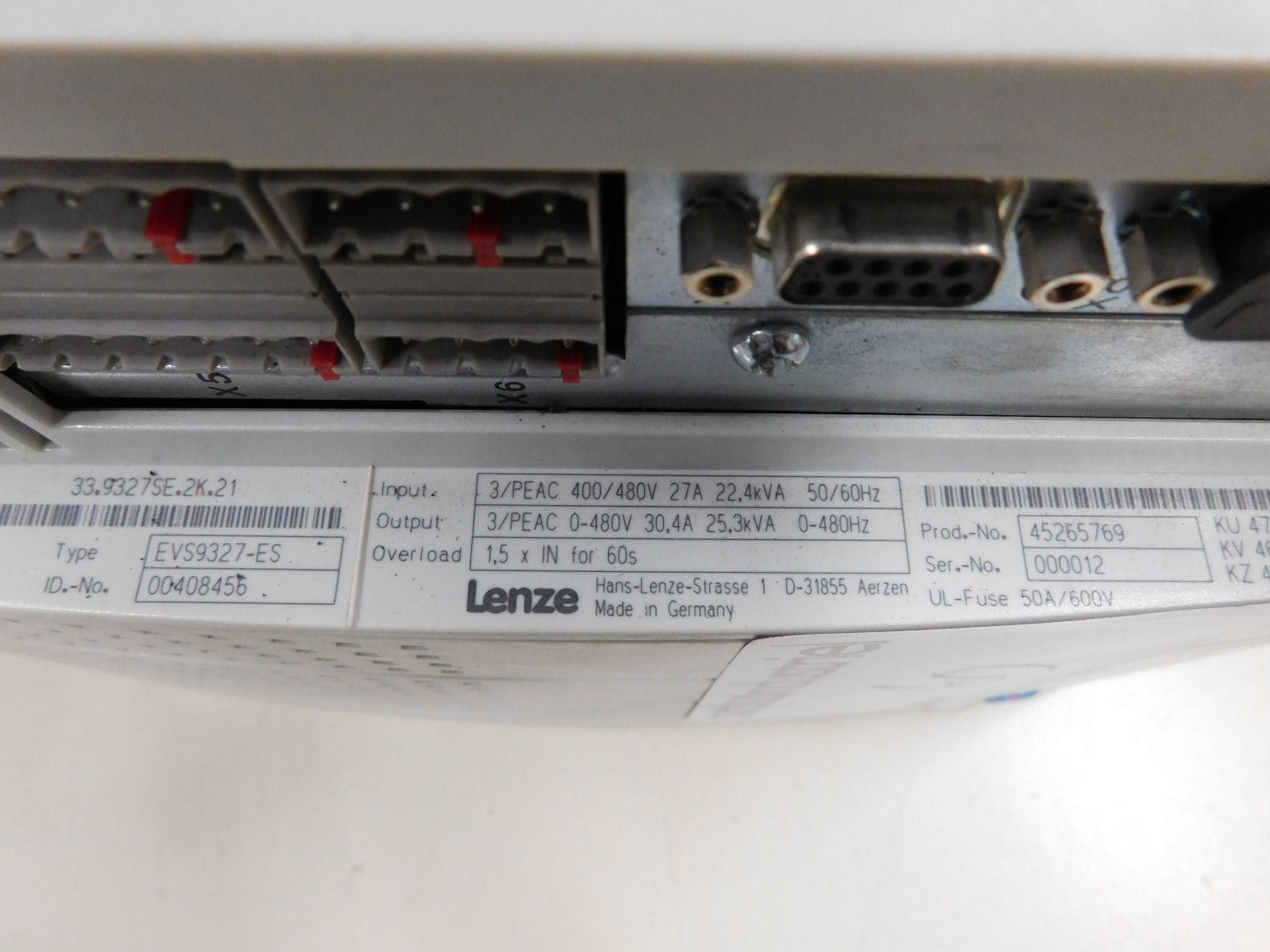 LENZE EVS9327-ES SERVO-INVERTER - Image 3 of 3