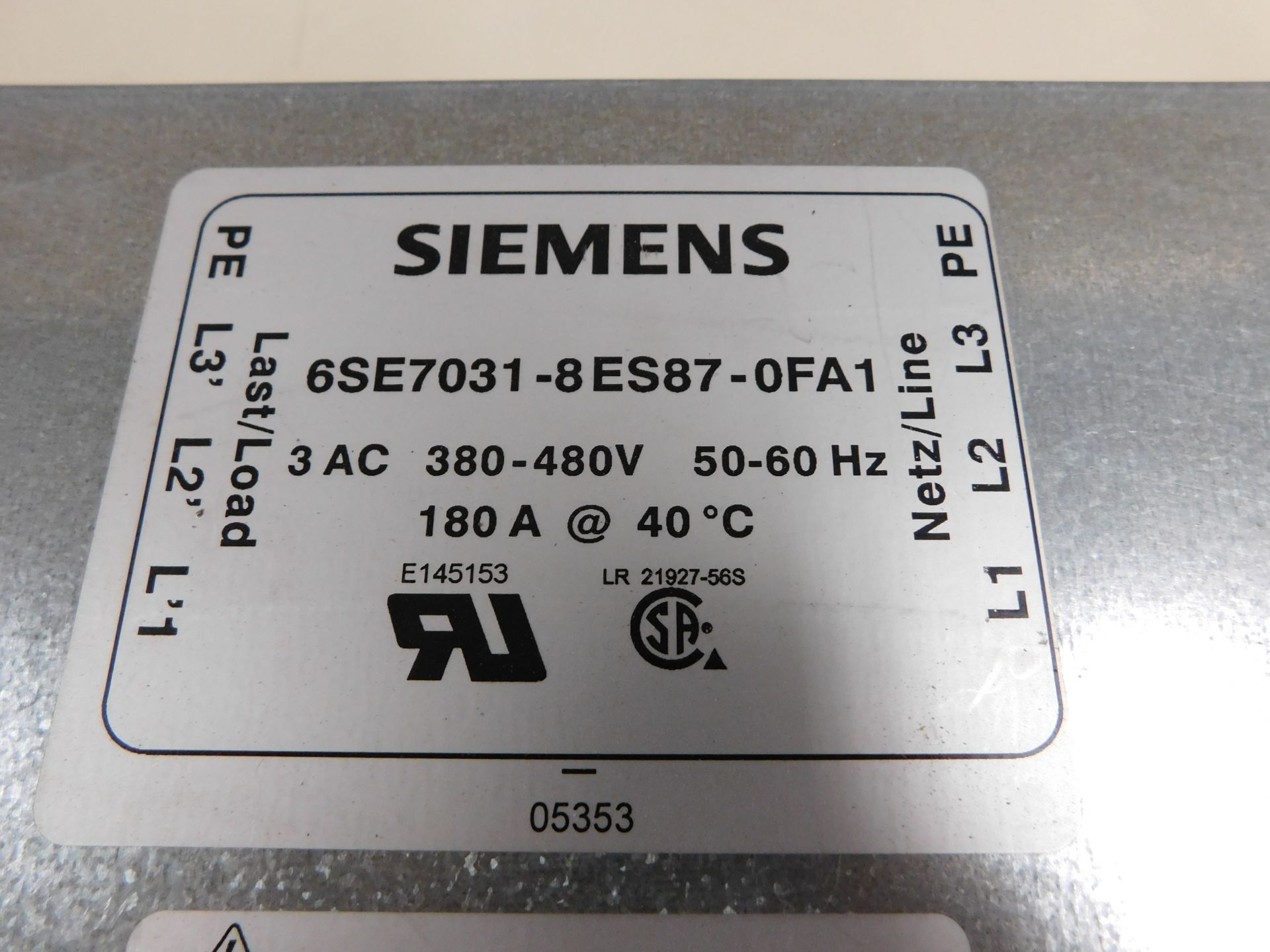 SIEMENS 6SE7031-8ES87-0FA1 - Image 2 of 2