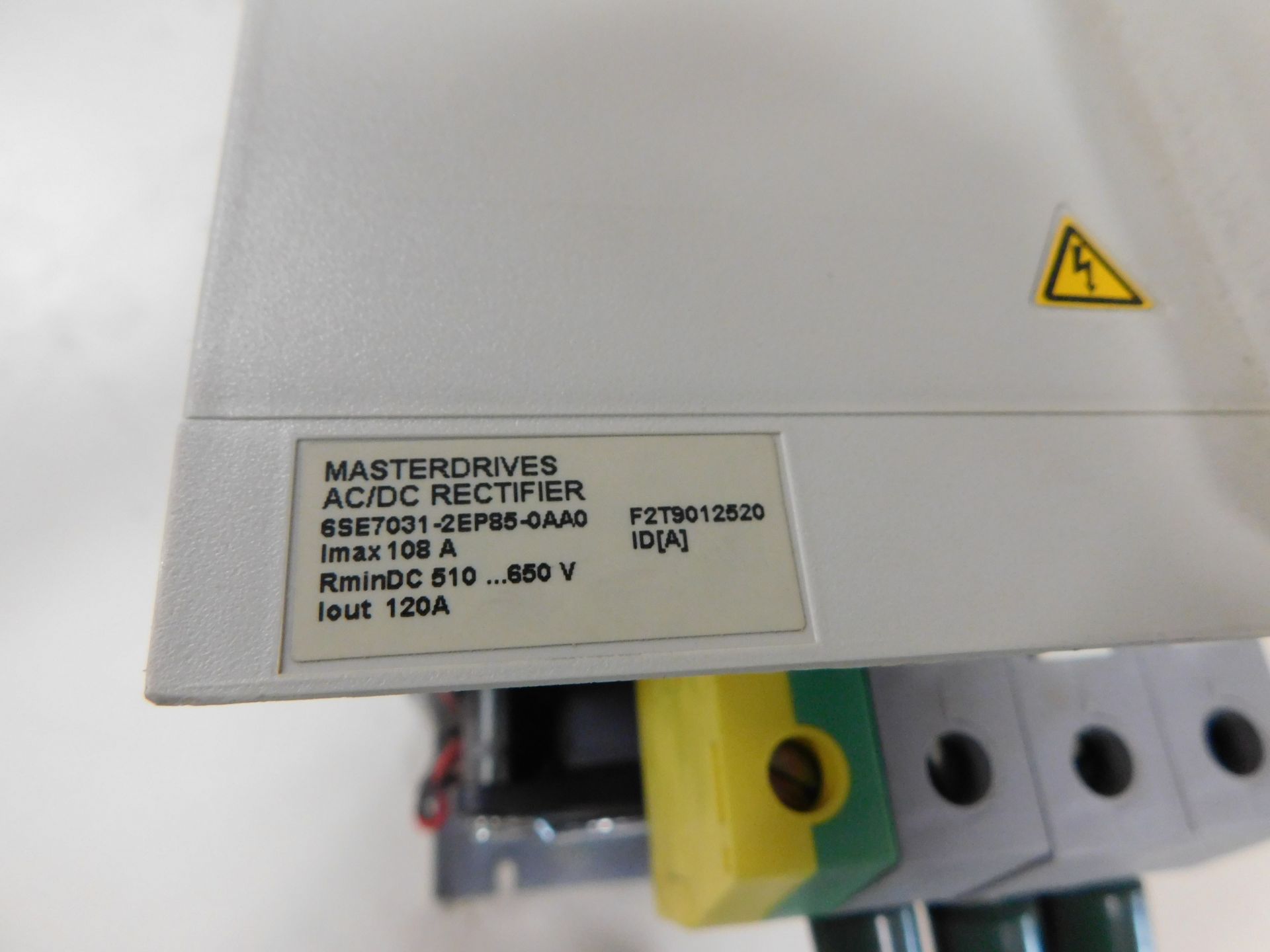 SIEMENS MASTERDRIVES AC/DC RECTIFIER - Image 4 of 4