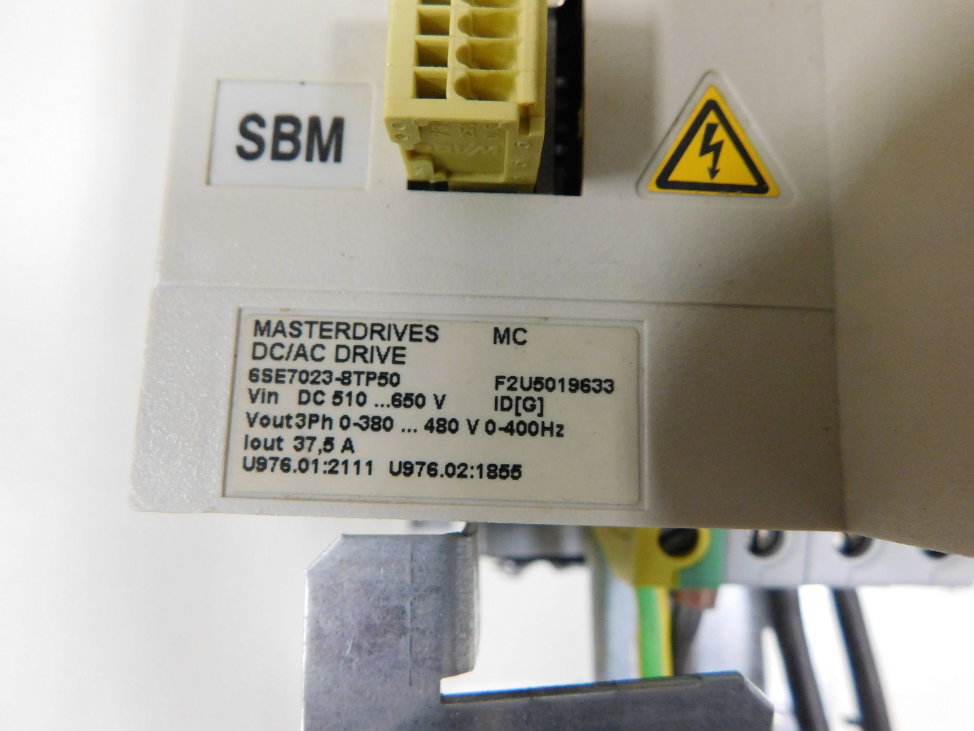 SIEMENS MASTERDRIVES MC DC/AC DRIVE - Image 4 of 5