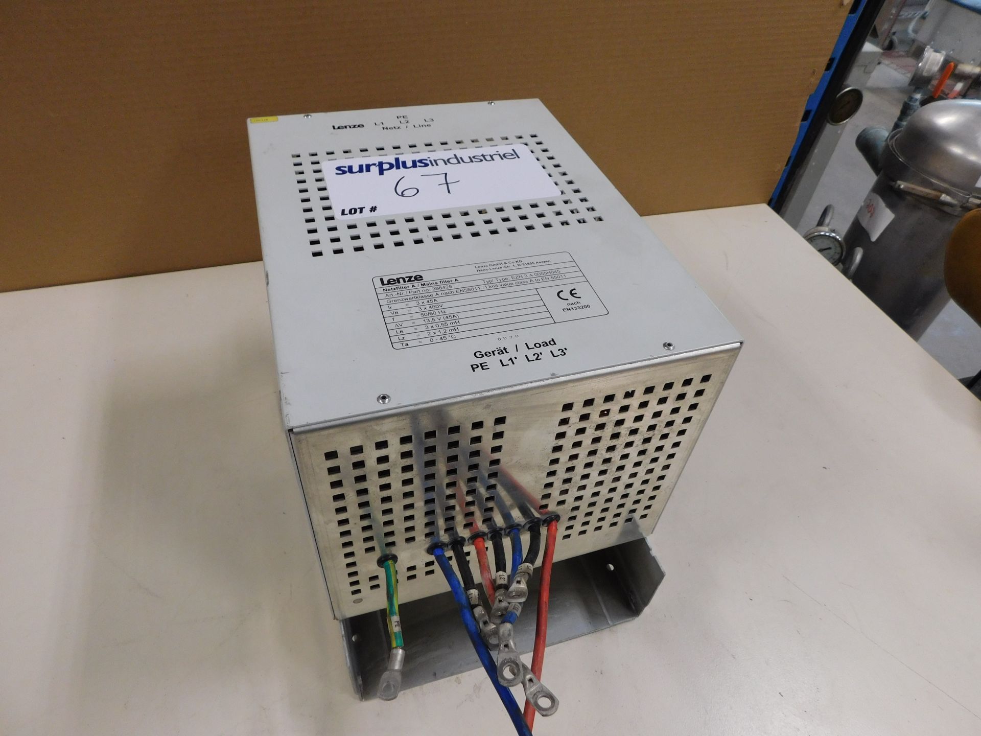 LENZE MAINS FILTER A - Image 2 of 3